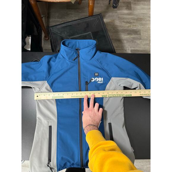GOBI Heated Softshell Jacket Blue Size Medium Womens With Battery + Charger - Picture 5 of 10